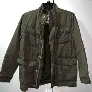 Old Navy Olive Green Utility Jacket Size Large 10-12